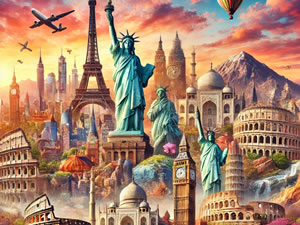 Famous Landmarks Word Search