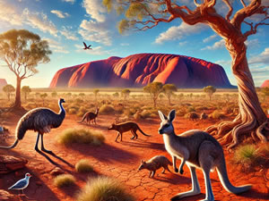 Outback Australia Word Search